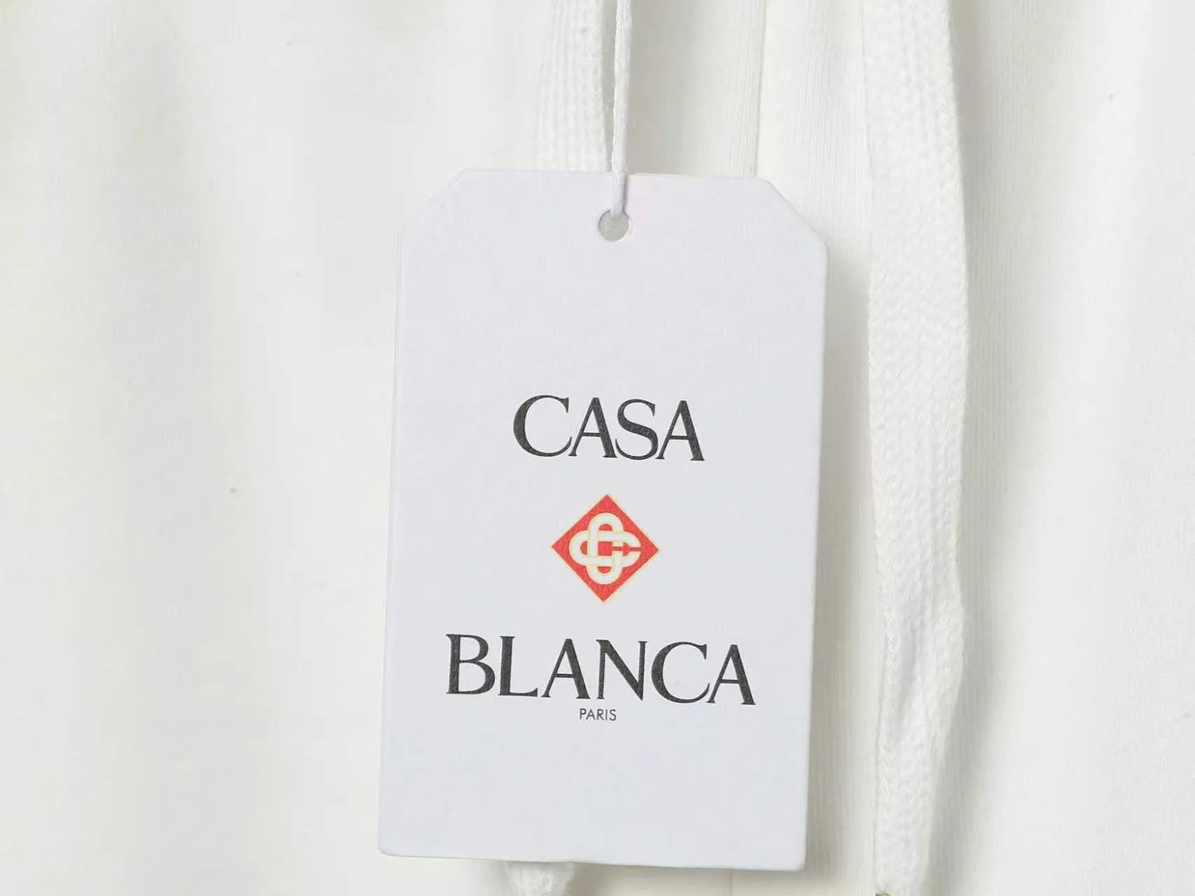 CASABLANCA Casa shorts Printing technology Original development Using gram custom terry fabric Upper body is comfortable Back pocket design Original turning details Made by domestic first-line brands Factory OEM Workmanship is impeccable Wash mark Main wheat Hang tag Complete packaging Sizes S.M.L.XL